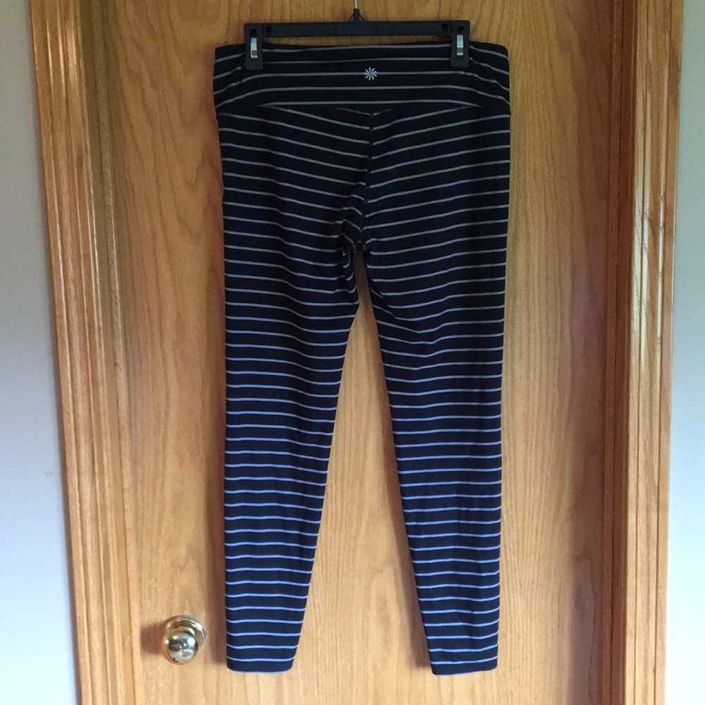 Athleta Leggings, high-waisted, 7/8 length (L)